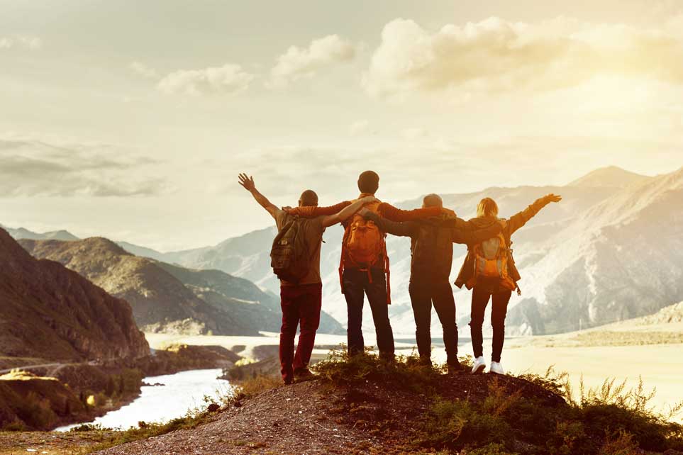 A Resort Expert helping clients plan a holiday